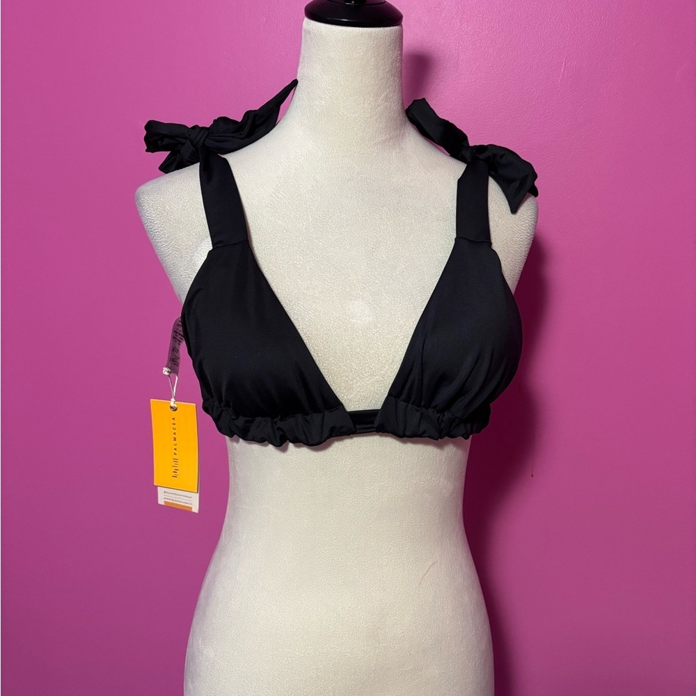 Palmacea ladies designer black “Arcilla” Bikini Top NWT! - Picture 3 of 9